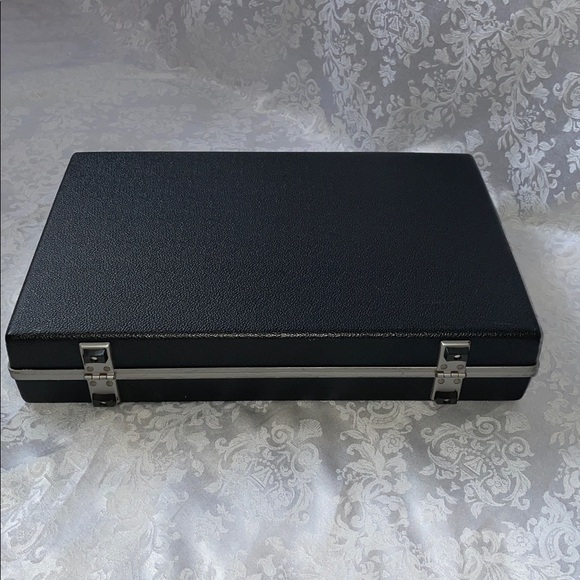 Vintage SAMSONITE Hard Shell Black Textured Briefcase - Picture 9 of 9